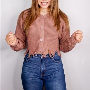 Distressed Sweater — find it @SHOPSAVVARA.COM